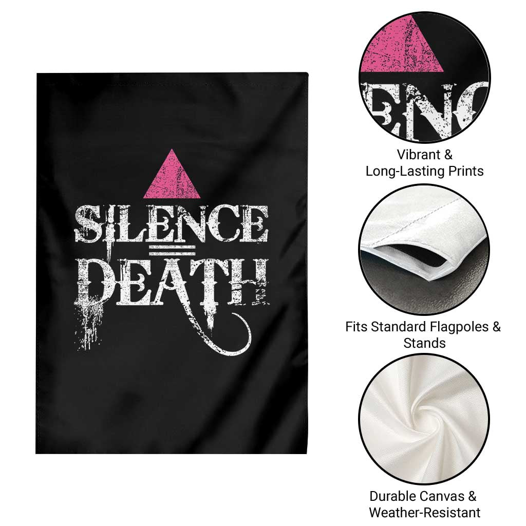 Silence Death Garden Flag LGBTQ Pride Month TS10 Print Your Wear