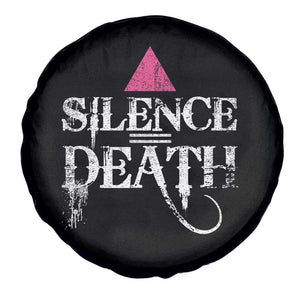 Silence Death Spare Tire Cover LGBTQ Pride Month TS10 Print Your Wear