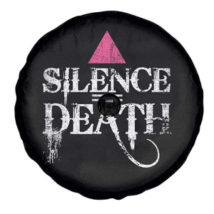 Silence Death Spare Tire Cover LGBTQ Pride Month TS10 Print Your Wear