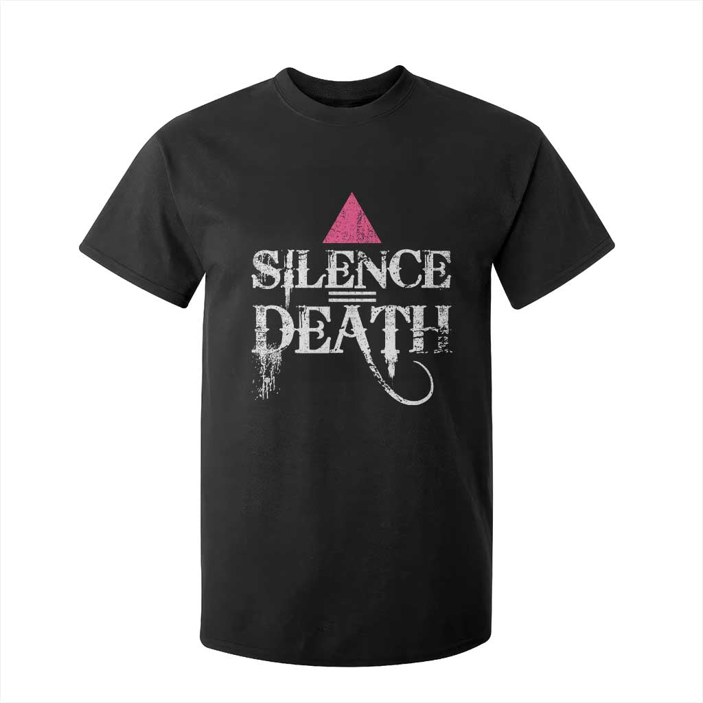 Silence Death T Shirt For Kid LGBTQ Pride Month TS10 Black Print Your Wear
