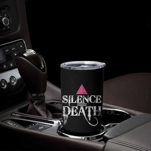 Silence Death Tumbler Cup LGBTQ Pride Month TS10 Print Your Wear