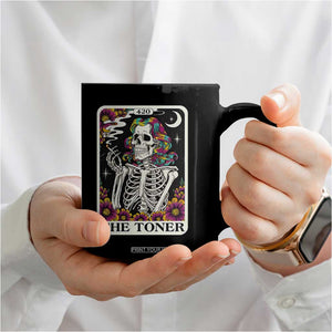 Skeleton 420 Cannabis Coffee Mug Tarot Card The Stoner Weed Lover TS02 Print Your Wear