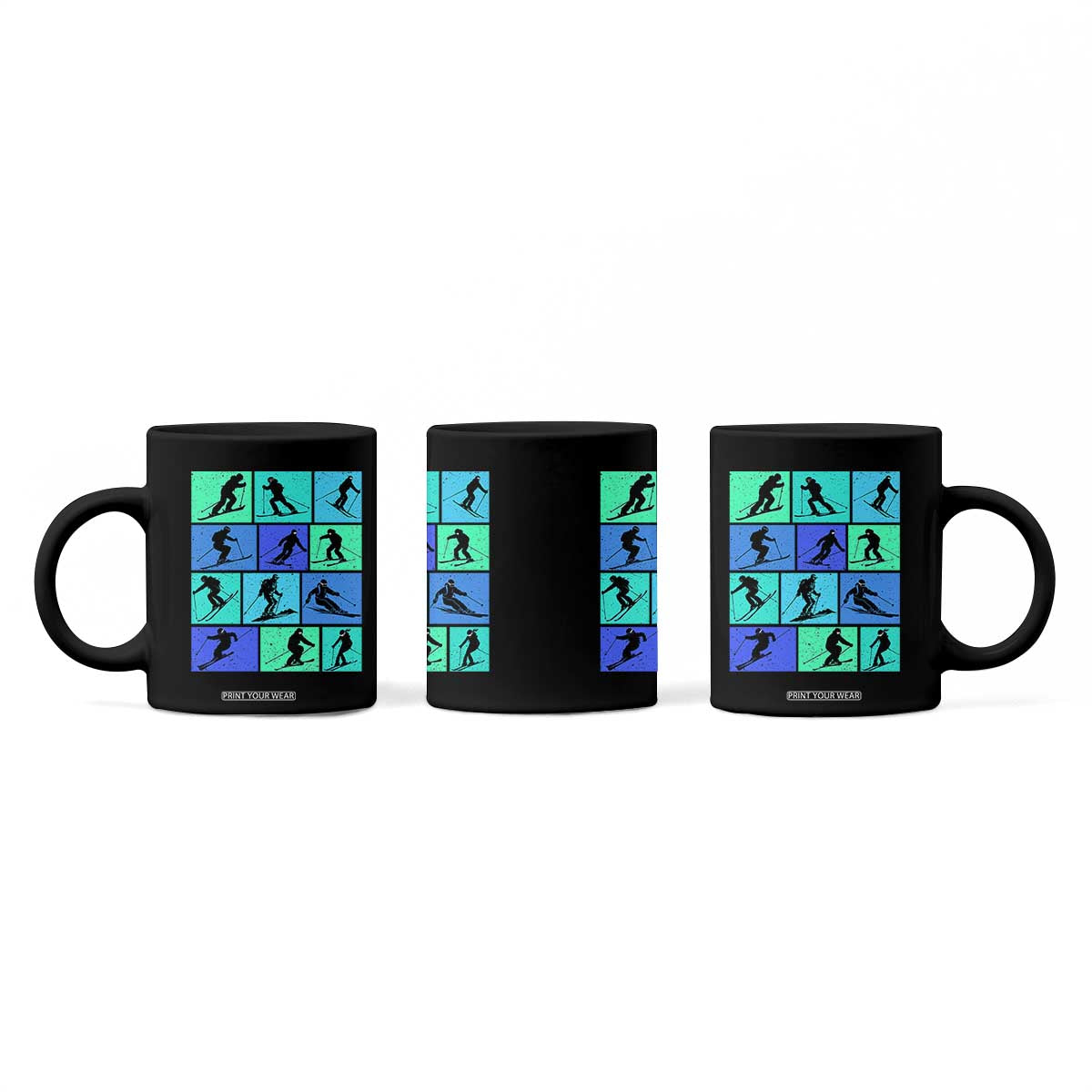 Skiing Coffee Mug for Skiers Wintersport Ski Snowboard TS10 Print Your Wear