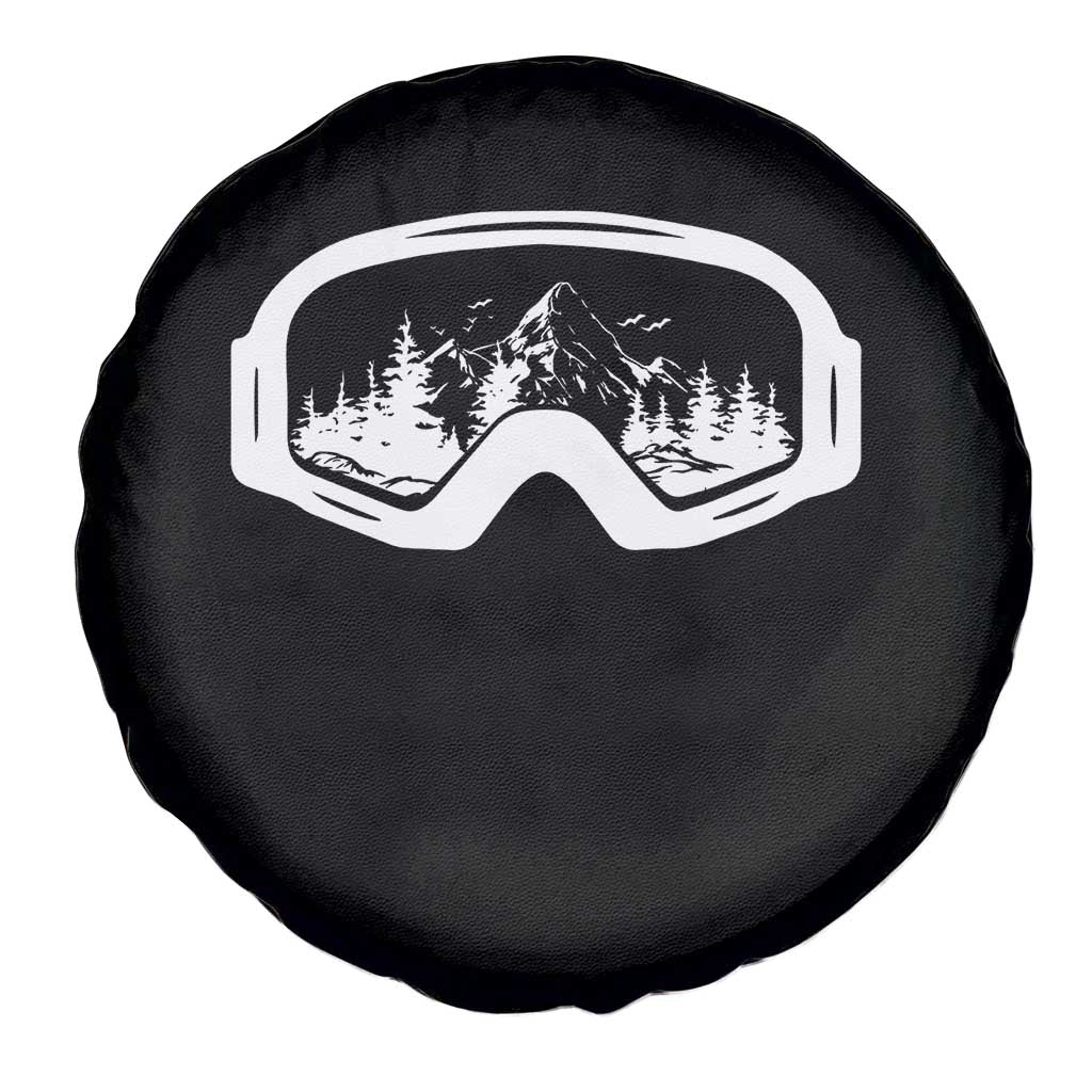 Skiing Spare Tire Cover Skiing Goggles Snow Wintersport Ski Snowboard TS10 Print Your Wear