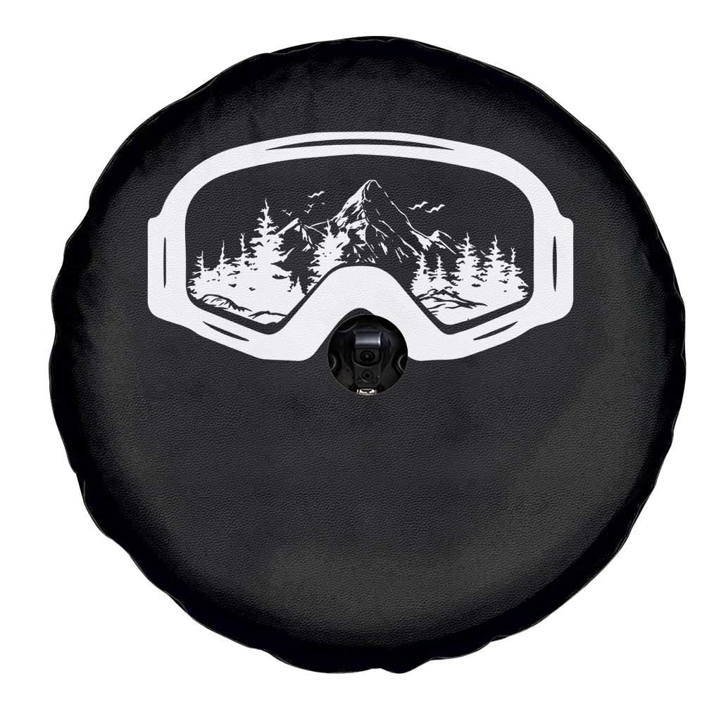 Skiing Spare Tire Cover Skiing Goggles Snow Wintersport Ski Snowboard TS10 Print Your Wear