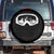 Skiing Spare Tire Cover Skiing Goggles Snow Wintersport Ski Snowboard TS10 No hole Black Print Your Wear