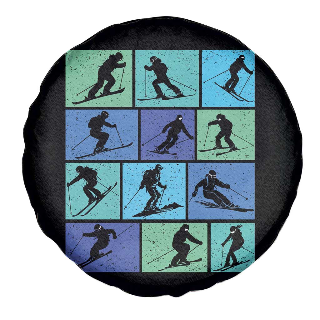 Skiing Spare Tire Cover for Skiers Wintersport Ski Snowboard TS10 Print Your Wear