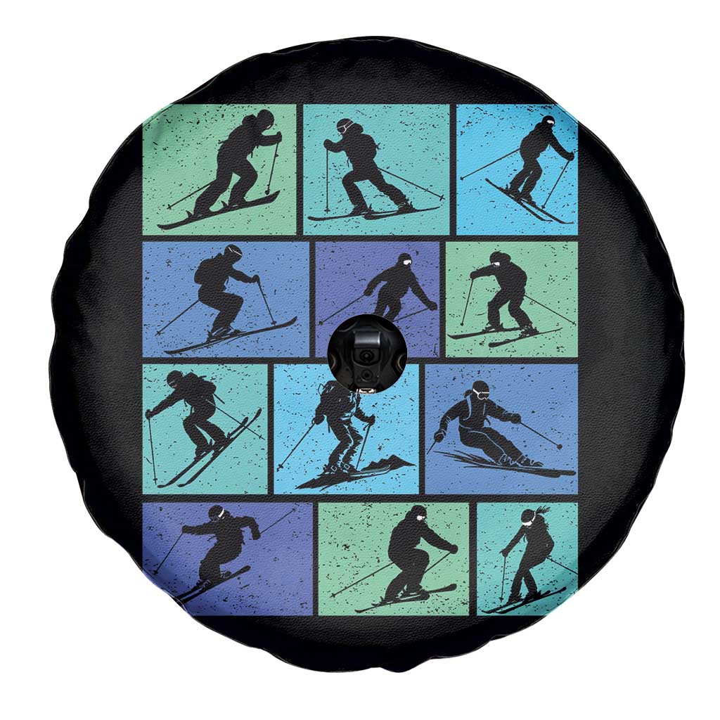 Skiing Spare Tire Cover for Skiers Wintersport Ski Snowboard TS10 Print Your Wear