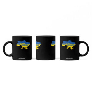 Slava Ukraini Coffee Mug Ukrainian Ukraine Flag Pride TS10 Print Your Wear
