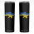 Slava Ukraini Skinny Tumbler Ukrainian Ukraine Flag Pride TS10 Black Print Your Wear