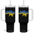 Slava Ukraini Tumbler With Handle Ukrainian Ukraine Flag Pride TS10 One Size: 40 oz Black Print Your Wear