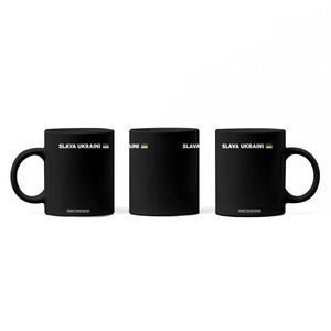 Slava Ukraini Ukraine Flag Coffee Mug Ukrainian Pride TS10 Print Your Wear