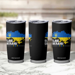 Slava Ukraini Ukraine Flag Tumbler Cup Patriot Patriotic Ukrainian National Flag TS10 Print Your Wear