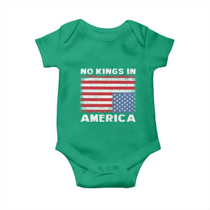 Snarky No Kings In America Baby Onesie 86 47 No Faux King Way US Flag Upside Down TS10 Irish Green Print Your Wear