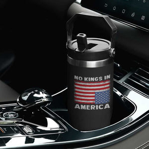 Snarky No Kings In America Flip Straw Tumbler 86 47 No Faux King Way US Flag Upside Down TS10 Print Your Wear