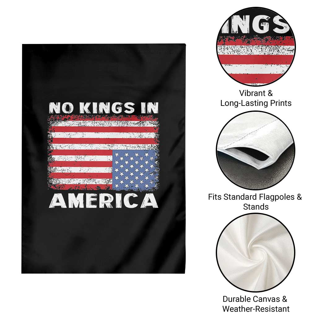 Snarky No Kings In America Garden Flag 86 47 No Faux King Way US Flag Upside Down TS10 Print Your Wear