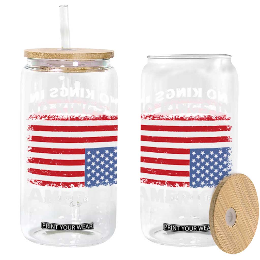 Snarky No Kings In America Glass Can 86 47 No Faux King Way US Flag Upside Down TS10 Black Print Your Wear