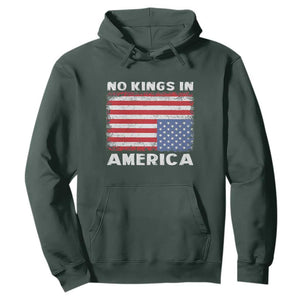 Snarky No Kings In America Hoodie 86 47 No Faux King Way US Flag Upside Down TS10 Dark Forest Green Print Your Wear