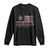 Snarky No Kings In America Long Sleeve Shirt No Faux King Way 86 47 US Flag Impeach 47 TS10 Black Print Your Wear