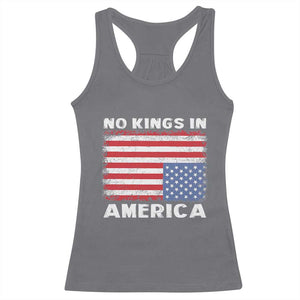 Snarky No Kings In America Racerback Tank Top 86 47 No Faux King Way US Flag Upside Down TS10 Charcoal Print Your Wear