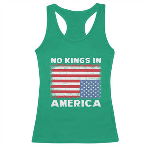 Snarky No Kings In America Racerback Tank Top 86 47 No Faux King Way US Flag Upside Down TS10 Irish Green Print Your Wear