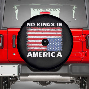 Snarky No Kings In America Spare Tire Cover 86 47 No Faux King Way US Flag Upside Down TS10 Black Print Your Wear