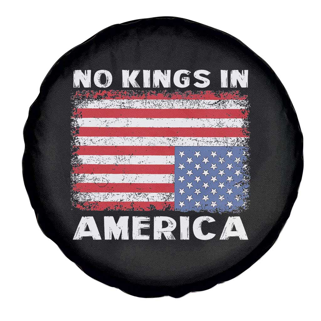 Snarky No Kings In America Spare Tire Cover 86 47 No Faux King Way US Flag Upside Down TS10 Print Your Wear