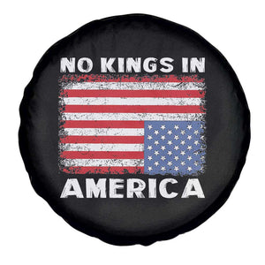Snarky No Kings In America Spare Tire Cover 86 47 No Faux King Way US Flag Upside Down TS10 Print Your Wear