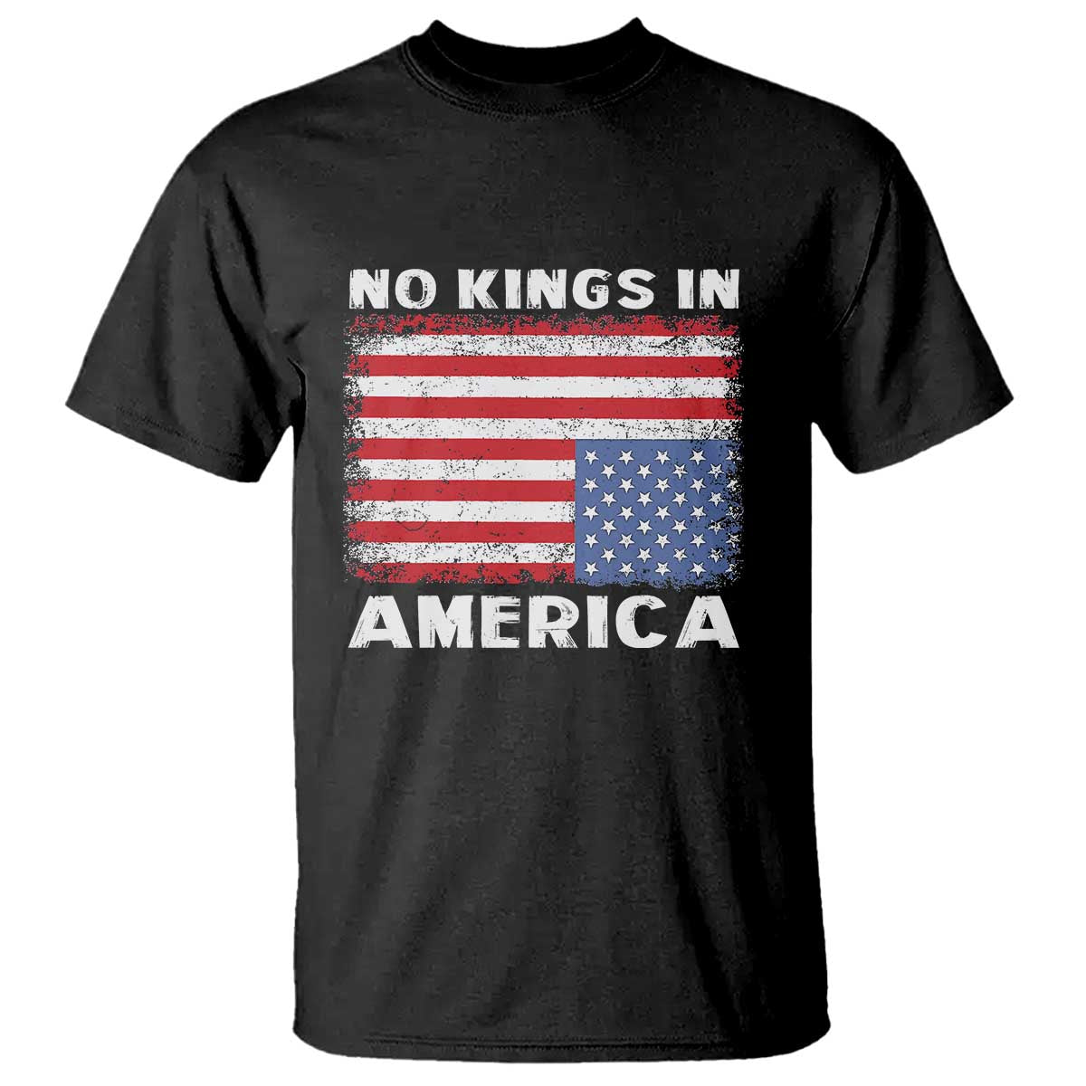 Snarky No Kings In America T Shirt 86 47 No Faux King Way US Flag Upside Down TS10 Black Print Your Wear