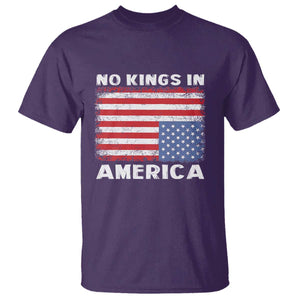 Snarky No Kings In America T Shirt 86 47 No Faux King Way US Flag Upside Down TS10 Purple Print Your Wear
