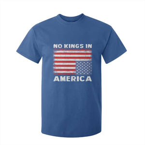Snarky No Kings In America T Shirt For Kid 86 47 No Faux King Way US Flag Upside Down TS10 Royal Blue Print Your Wear
