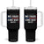 Snarky No Kings In America Tumbler With Handle No Faux King Way 86 47 TS10 One Size: 40 oz Black Print Your Wear