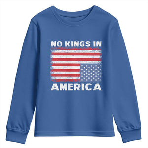 Snarky No Kings In America Youth Sweatshirt 86 47 No Faux King Way US Flag Upside Down TS10 Royal Blue Print Your Wear