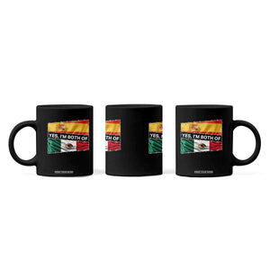 Spain Mexico Heritage Pride Coffee Mug Yes I'm Both Identity Roots for Hispanics Latinos TS02 Print Your Wear