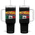 Spain Mexico Heritage Pride Tumbler With Handle Yes I'm Both Identity Roots for Hispanics Latinos TS02 One Size: 40 oz Black Print Your Wear