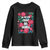 Spanish Latina Mom Youth Sweatshirt La Mejor Mama Del Mundo Mother's Day Flowers TS11 Black Print Your Wear