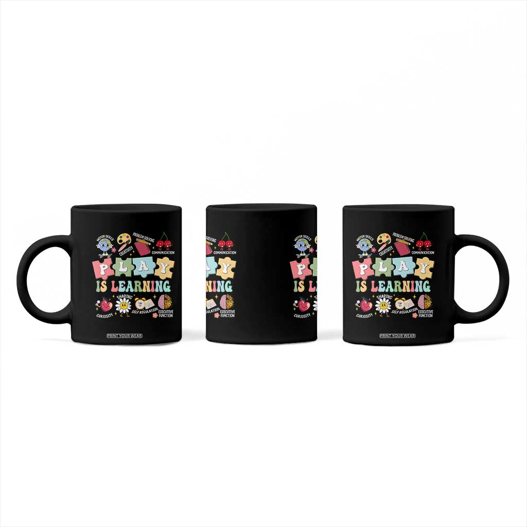 Special Education Coffee Mug Play is Learning Sped Teacher TS02 Print Your Wear