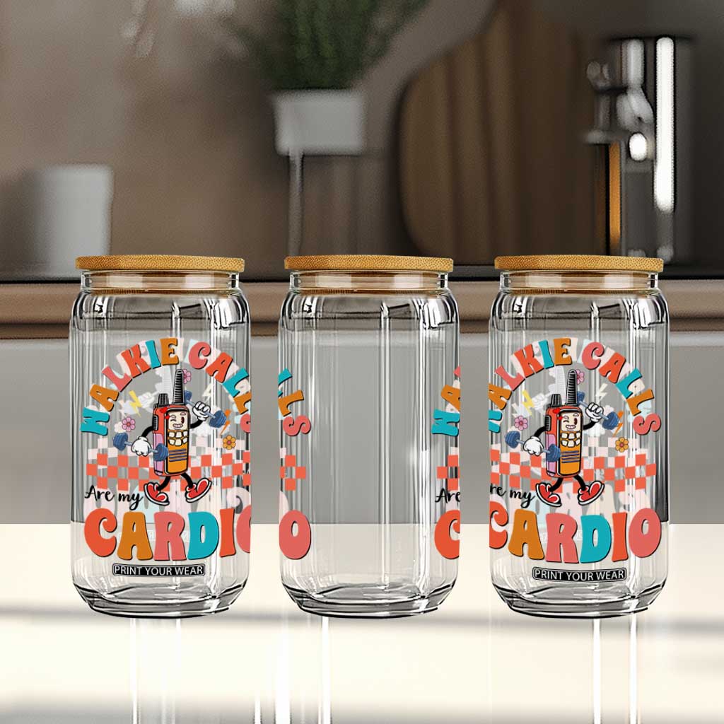 Special Education Glass Can Walkie Calls Are My Cardio Inspirational ABA SPED TS02 Print Your Wear
