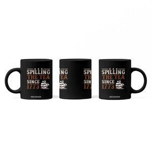 Spilling The Tea Since 1773 Coffee Mug Retro Usa Patriotic 4th of July Party TS10 Print Your Wear