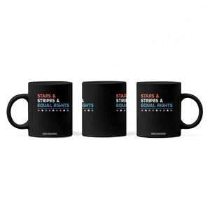 Stars Stripes And Equal Rights Coffee Mug 4th Of July Women's Rights TS11 Print Your Wear