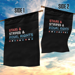 Stars Stripes And Equal Rights Garden Flag 4th Of July Women's Rights TS11 Print Your Wear