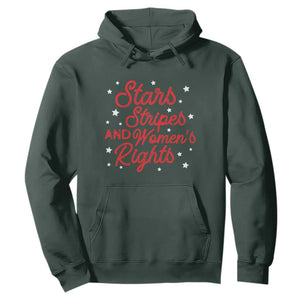 Stars Stripes And Equal Rights Hoodie 4th Of July Patriotic TS10 Dark Forest Green Print Your Wear