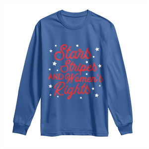 Stars Stripes And Equal Rights Long Sleeve Shirt 4th Of July Patriotic TS10 Royal Blue Print Your Wear