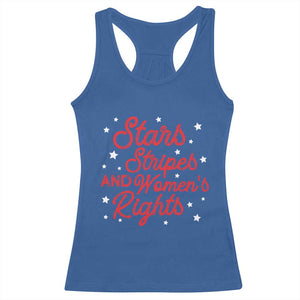 Stars Stripes And Equal Rights Racerback Tank Top 4th Of July Patriotic TS10 Royal Blue Print Your Wear