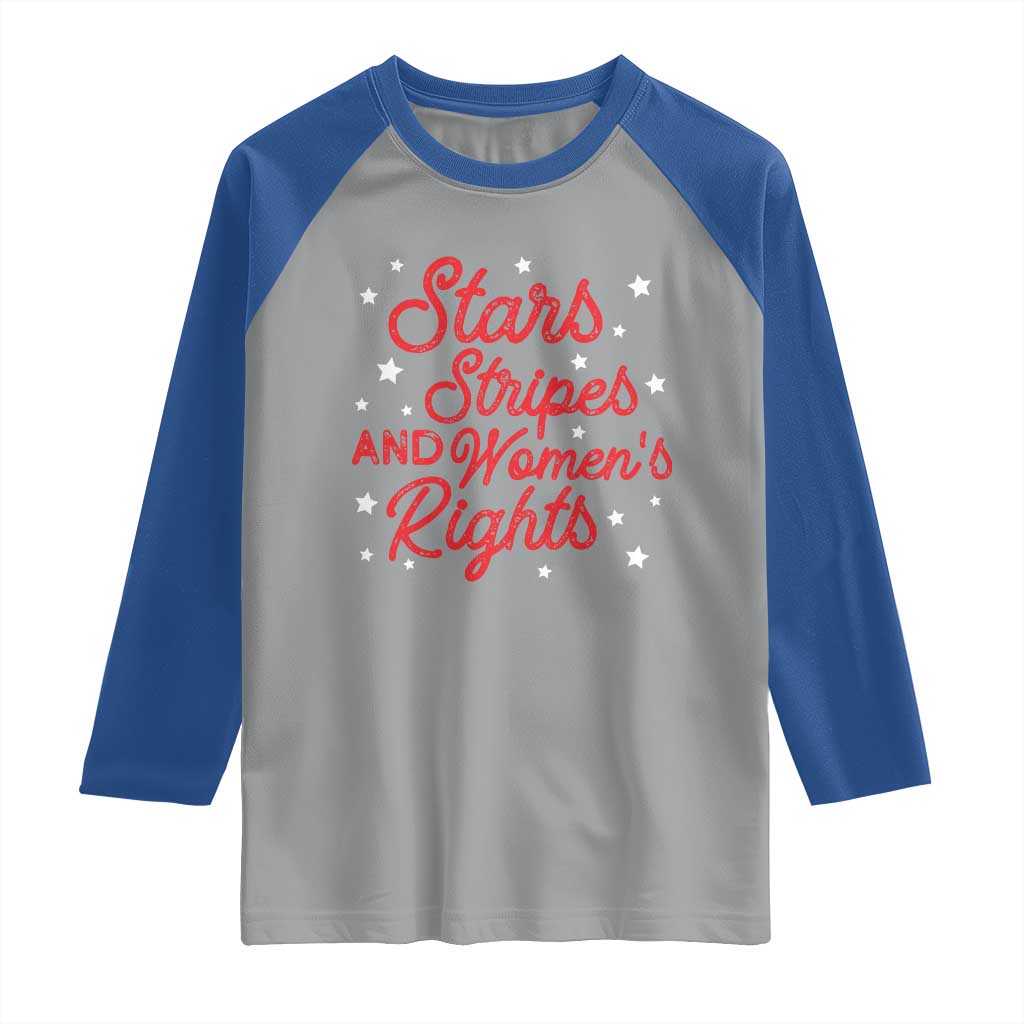 Stars Stripes And Equal Rights Raglan Shirt 4th Of July Patriotic TS10 Sport Gray Royal Print Your Wear