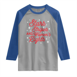 Stars Stripes And Equal Rights Raglan Shirt 4th Of July Patriotic TS10 Sport Gray Royal Print Your Wear