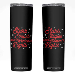 Stars Stripes And Equal Rights Skinny Tumbler 4th Of July Patriotic TS10 Black Print Your Wear