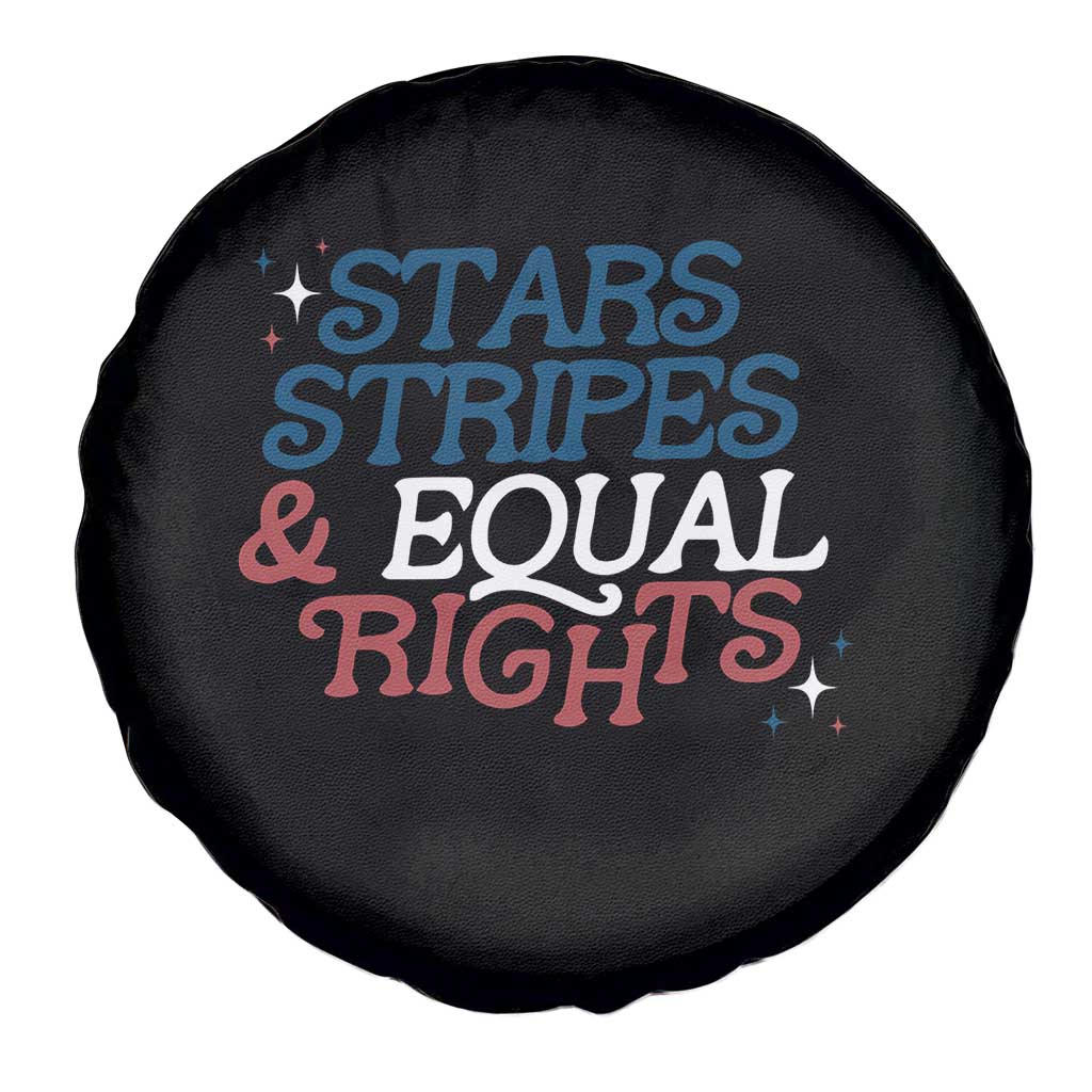 Stars Stripes And Equal Rights Spare Tire Cover 4th Of July Liberal American TS11 Print Your Wear