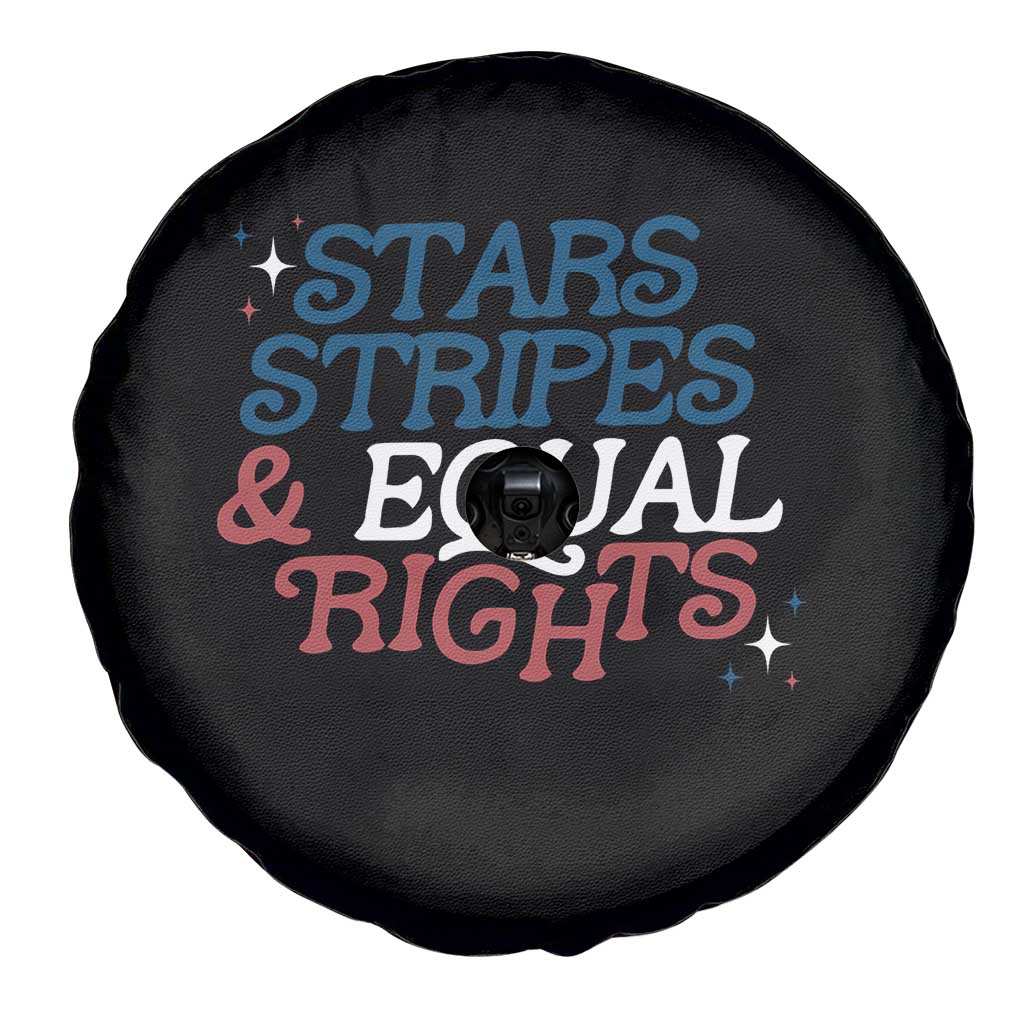 Stars Stripes And Equal Rights Spare Tire Cover 4th Of July Liberal American TS11 Print Your Wear
