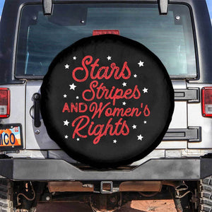 Stars Stripes And Equal Rights Spare Tire Cover 4th Of July Patriotic TS10 No hole Black Print Your Wear
